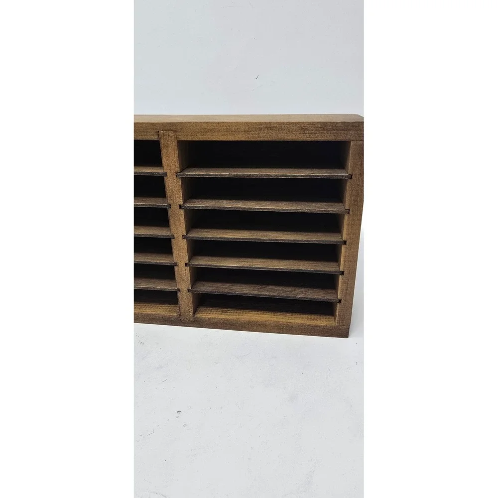 Vtg Bob Macgregor handcrafted cassette tape holder mid-century music accessory